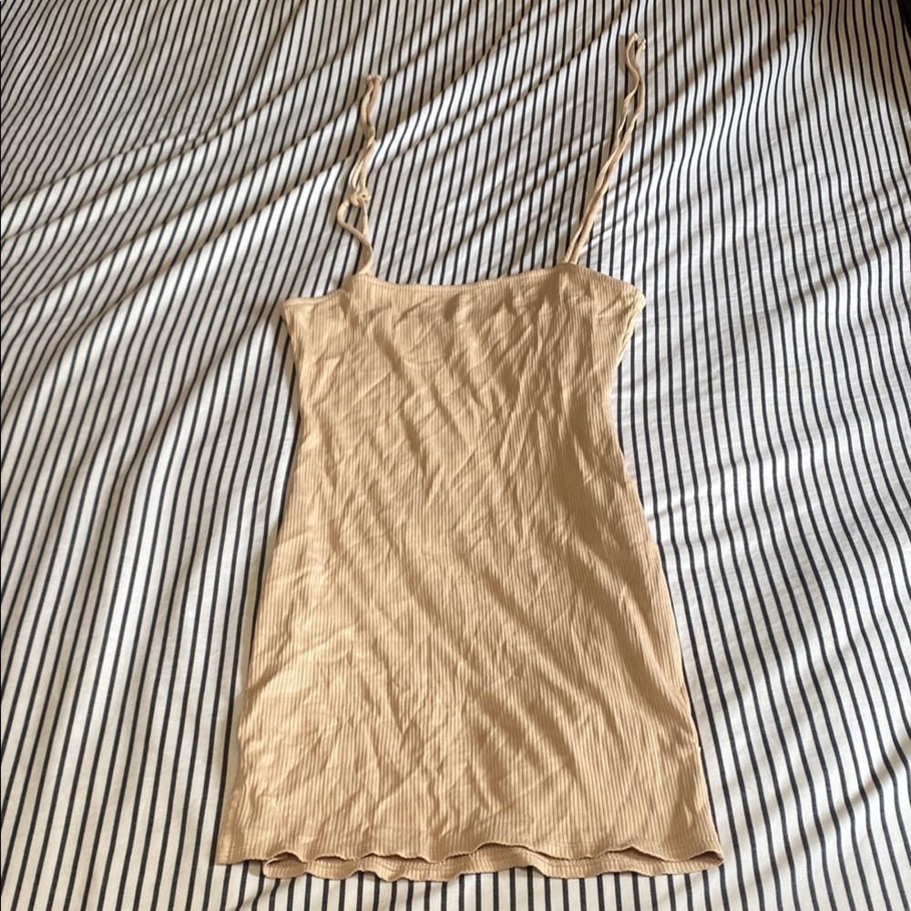 Urban Outfitters Tan Fitted Camisole Top